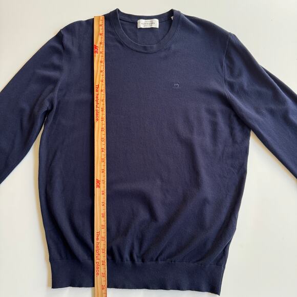 Scotch & Soda Amsterdam Core Crewneck Pullover Sweater Mens Size XL Night Blue - Picture 12 of 12